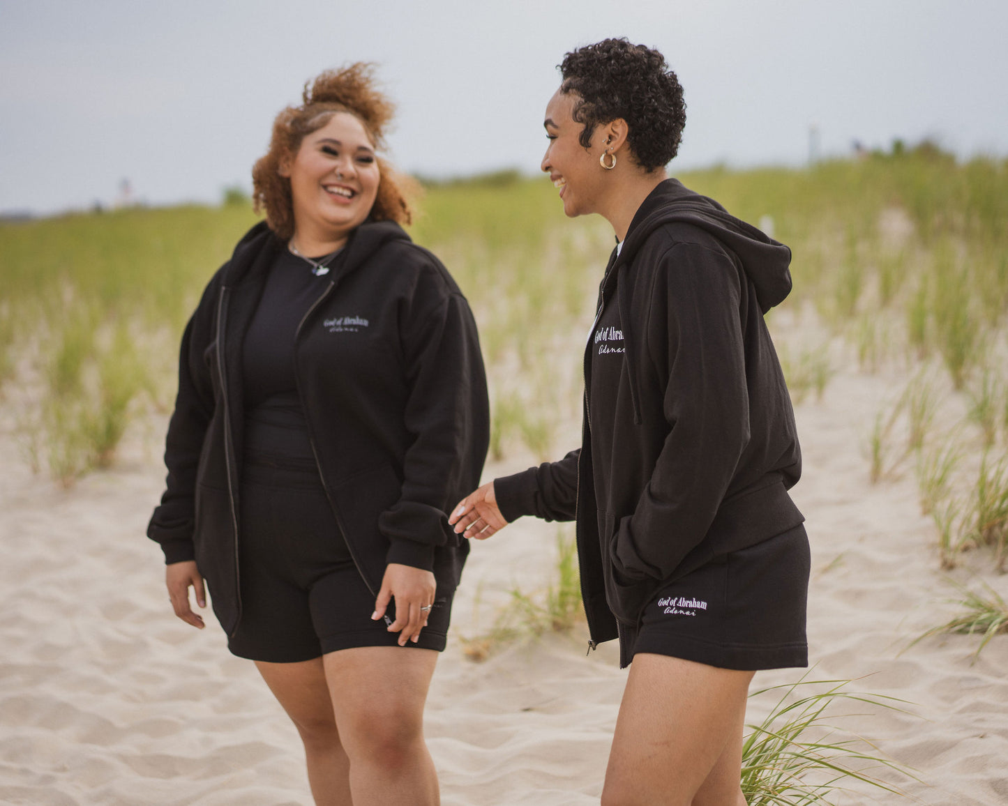 God of Abraham Adonai Organic Zipper Hoodie