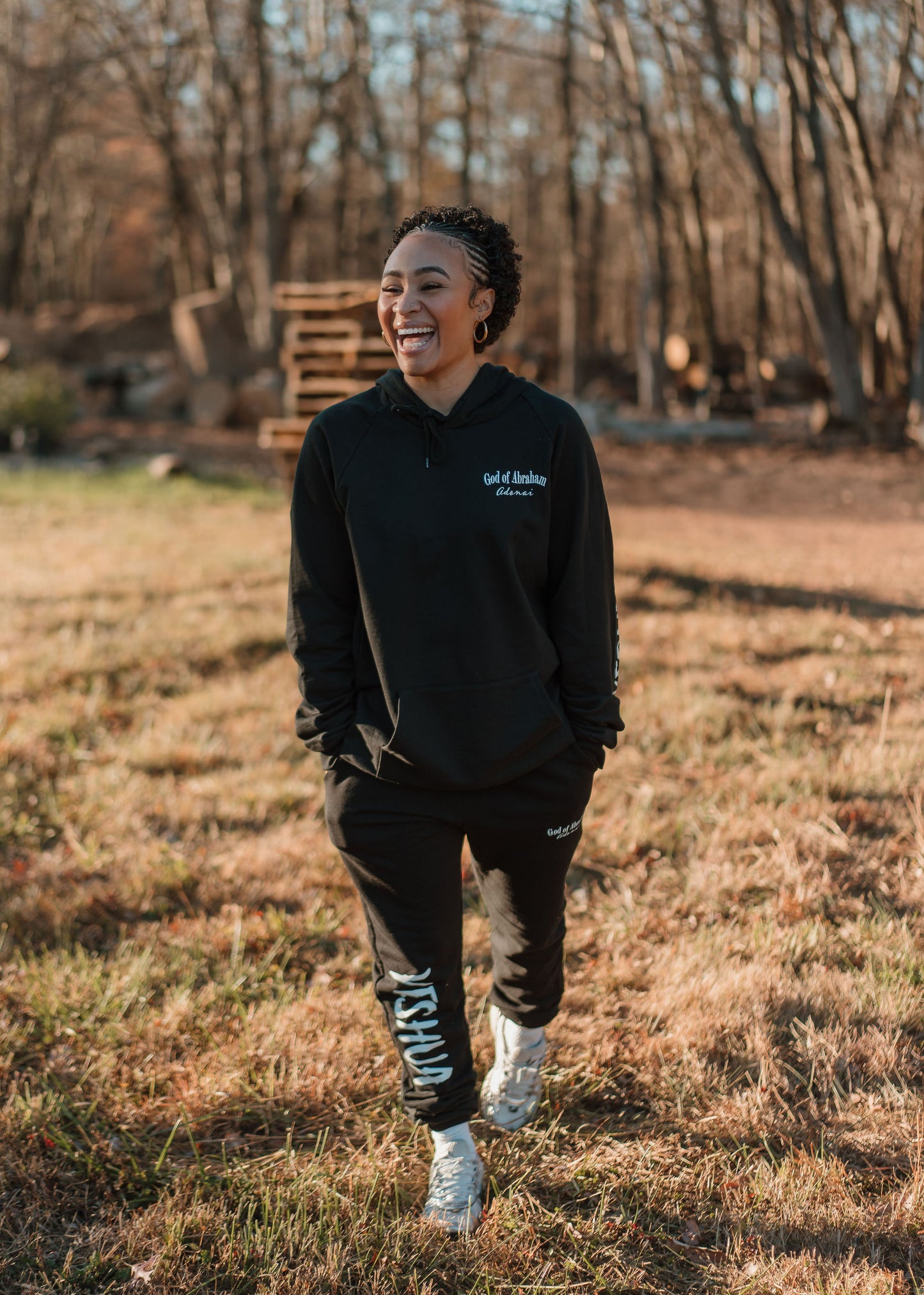 Organic God of Abraham Adonai "Yeshua" Hoodie