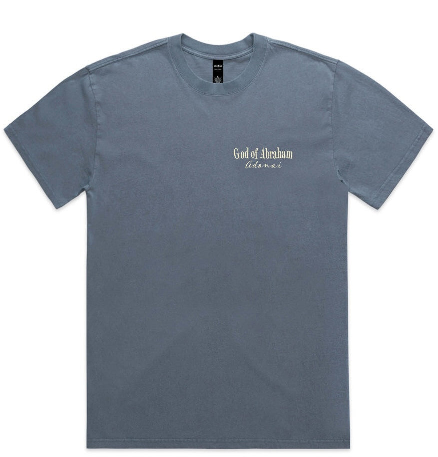 “God’s Idea” Oversized Heavy Faded Indigo Tee (Limited Edition)