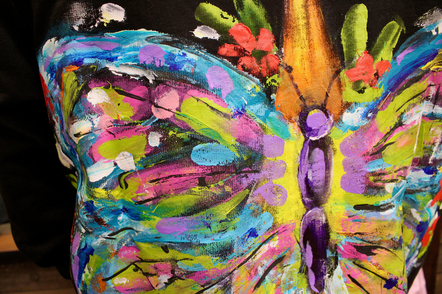 Original, One of Kind Hoodie by Artist Nia Lewis