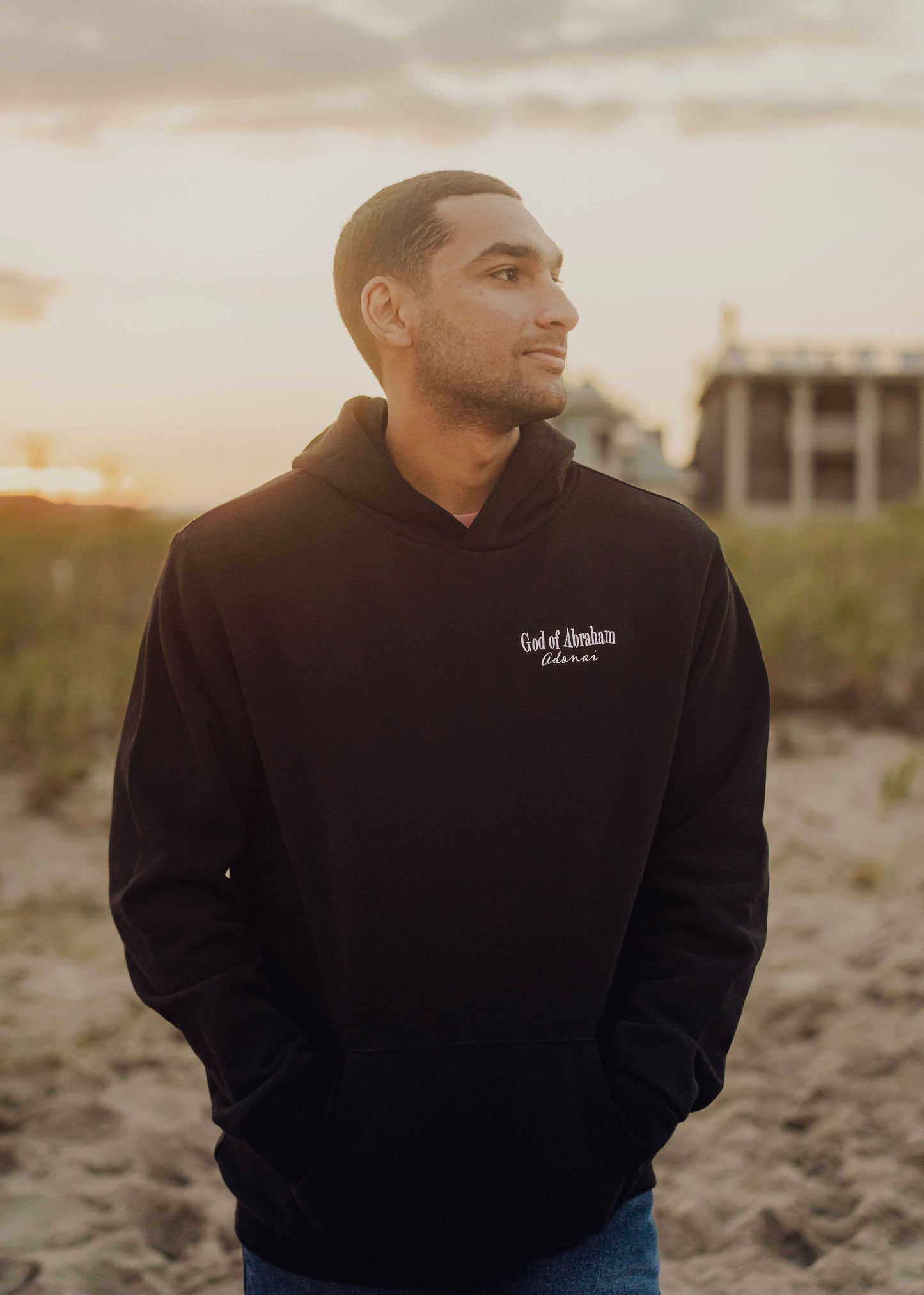 God of Abraham Adonai Heavyweight Hoodie