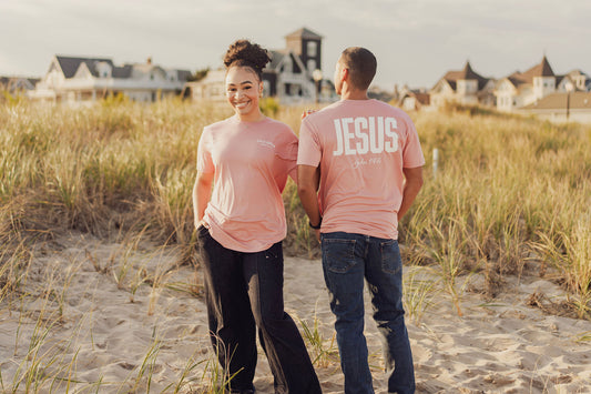 “Jesus: The Way, The Truth, The Life” Faded Rose T-Shirt (Limited Edition)