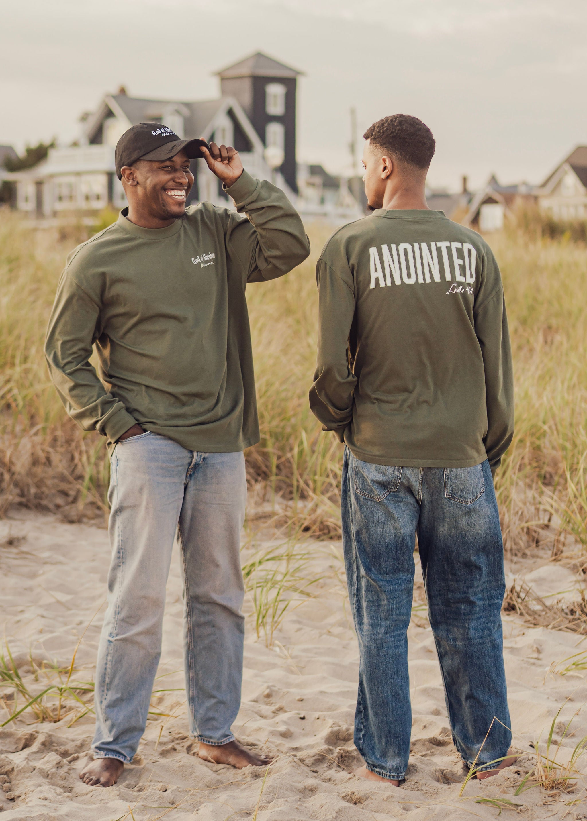 Anointed, Luke 4:18 Long Sleeve Heavyweight Shirt