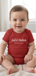 Chosen By God Organic Baby Onesie (Red)