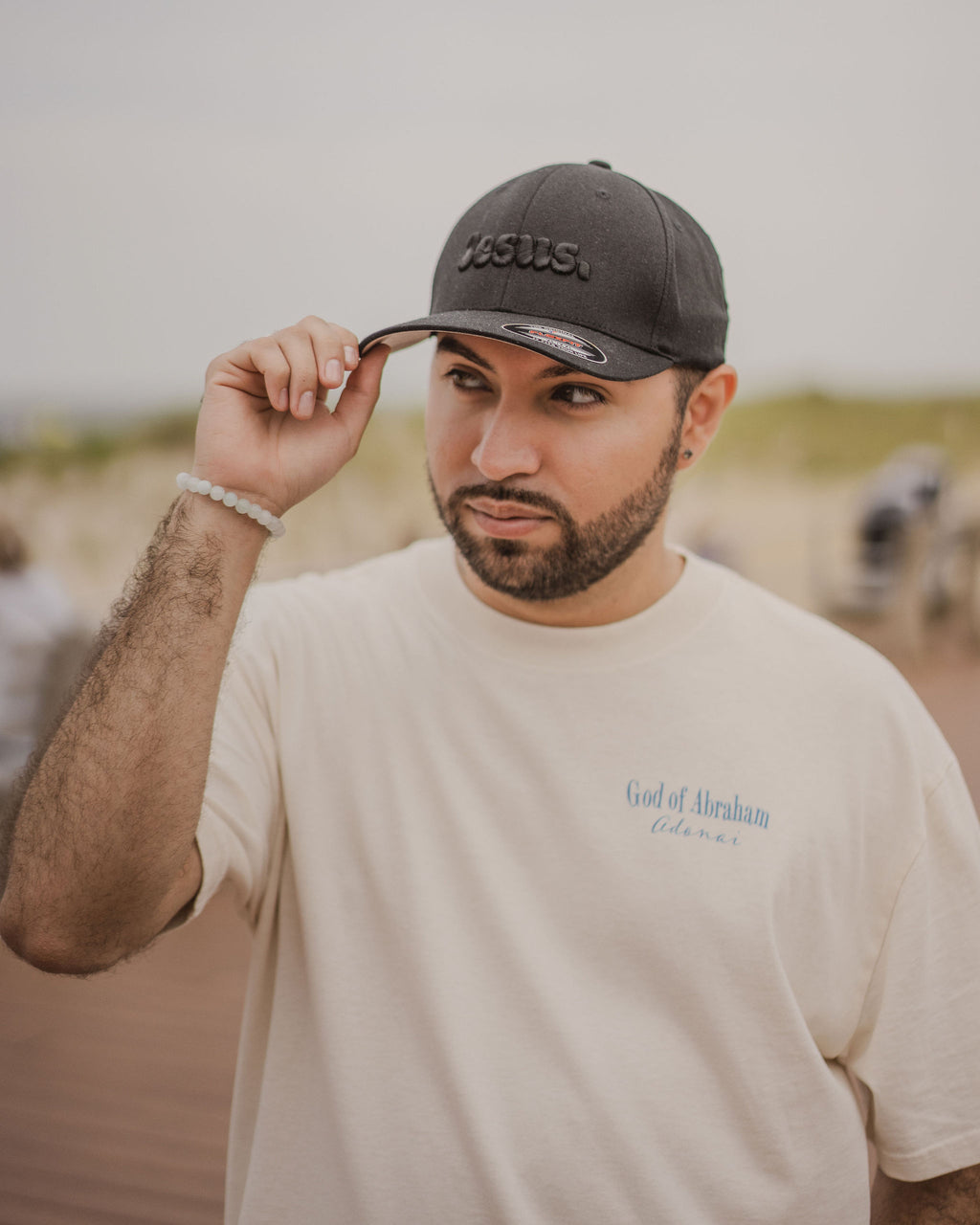 Jésus. Casquette ajustée Flexfit