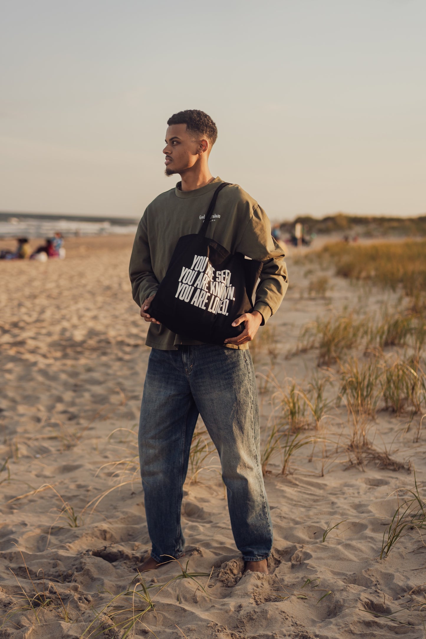 Sac fourre-tout bio surdimensionné « You Are Seed »