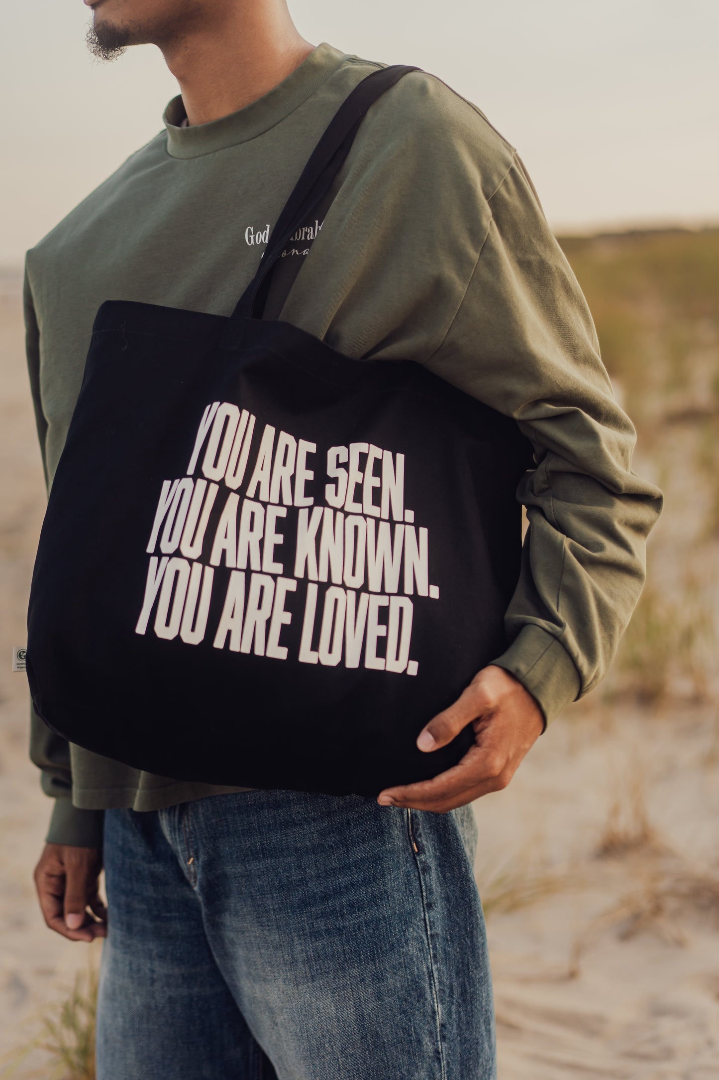 Sac fourre-tout bio surdimensionné « You Are Seed »