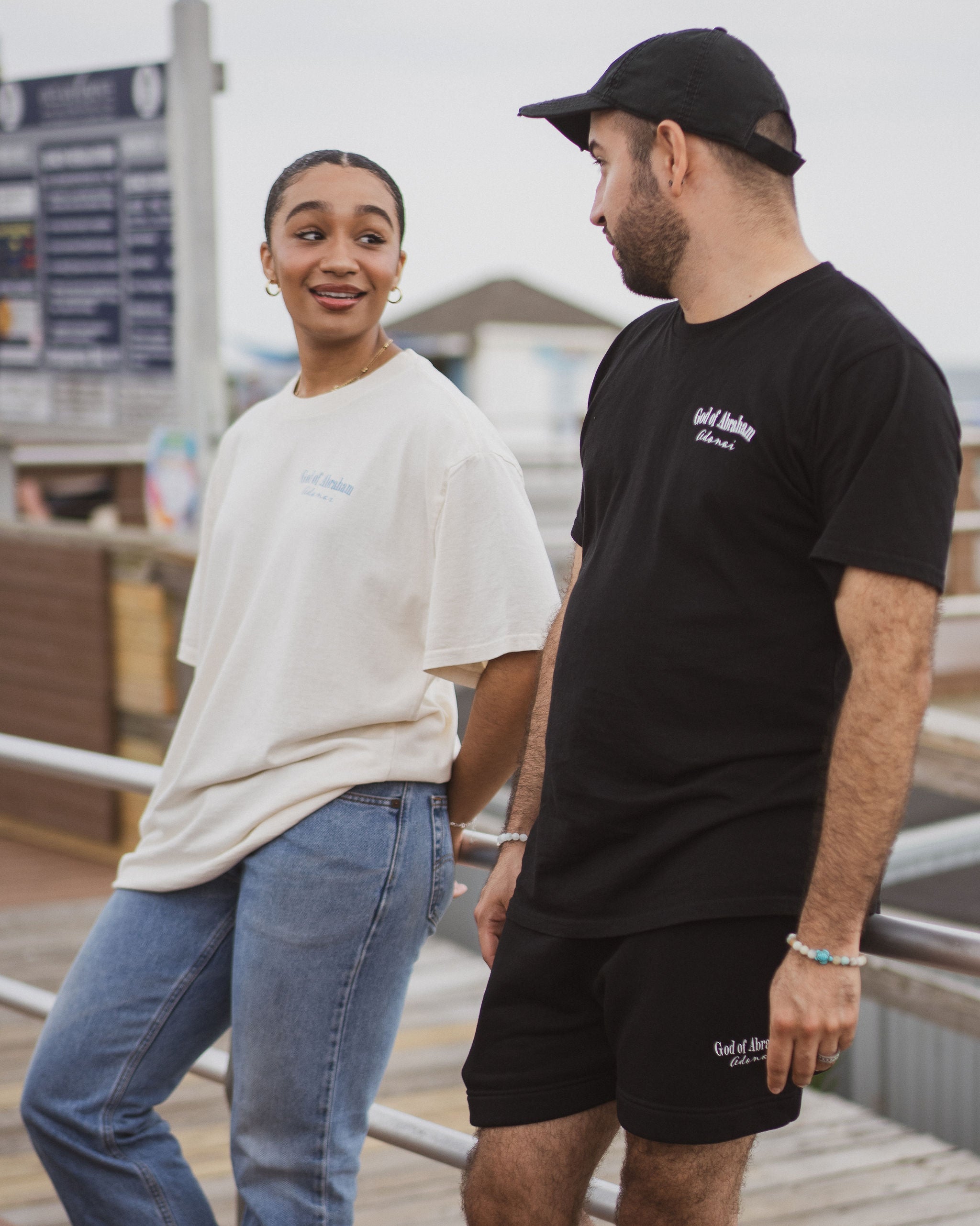 Short de survêtement décontracté 18 pouces Dieu d'Abraham Adonaï pour homme