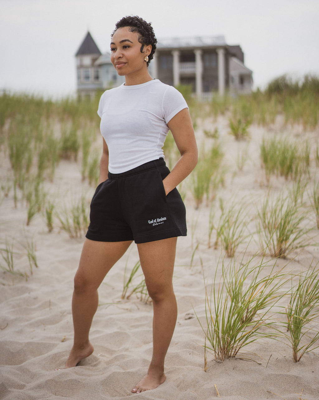 Pantalones cortos para mujer Dios de Abraham Adonai