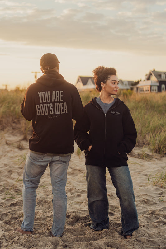 “God’s Idea” Zipper Hoodie