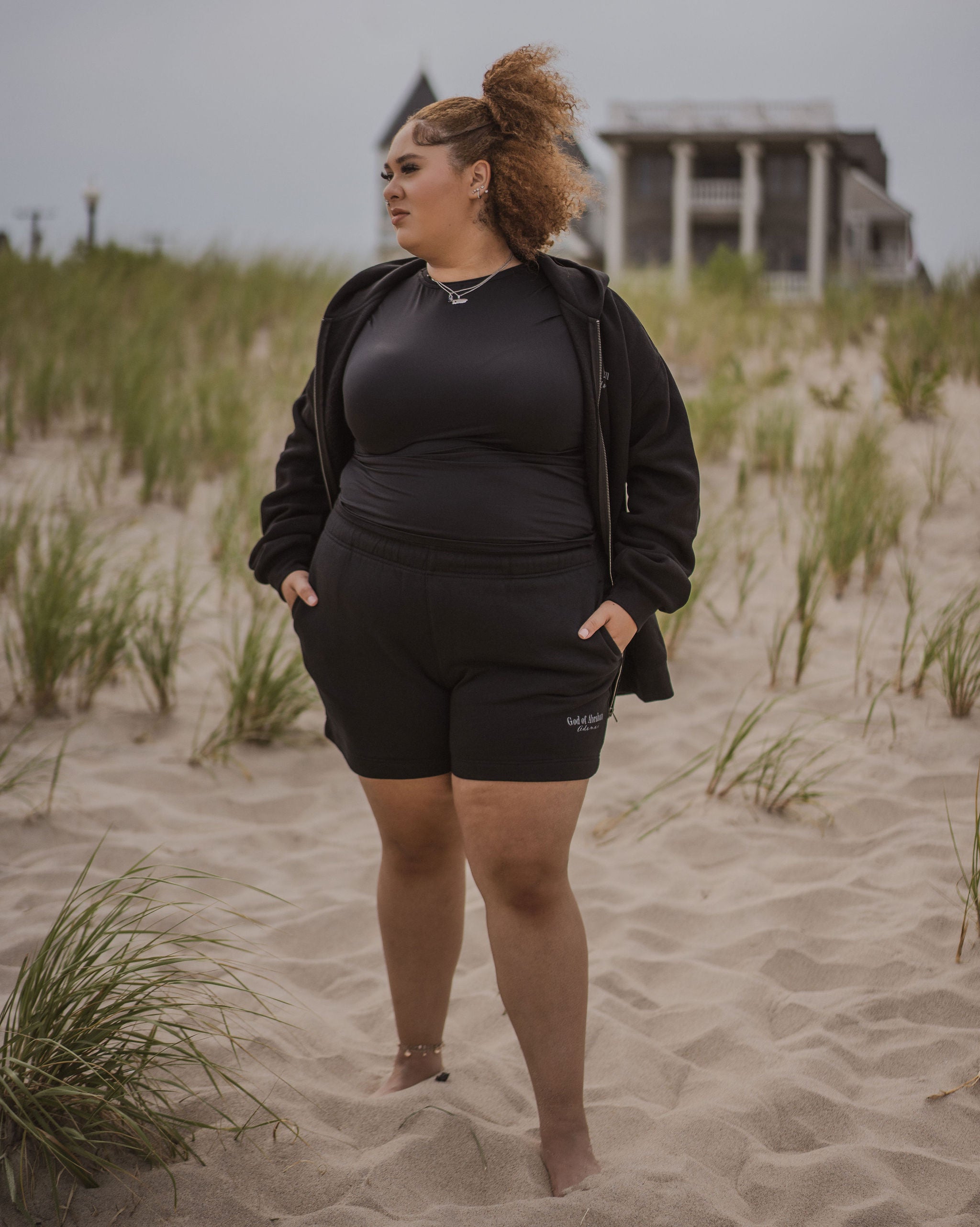 Short de survêtement décontracté 18 pouces Dieu d'Abraham Adonaï pour homme