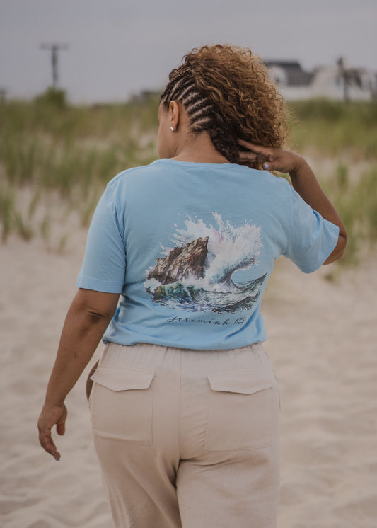 Jeremiah 1:5 Wave Tee