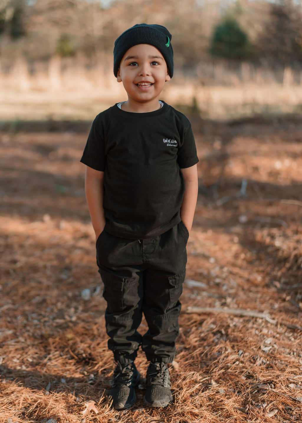 Camiseta orgánica para niños pequeños "Destined for Greatness"