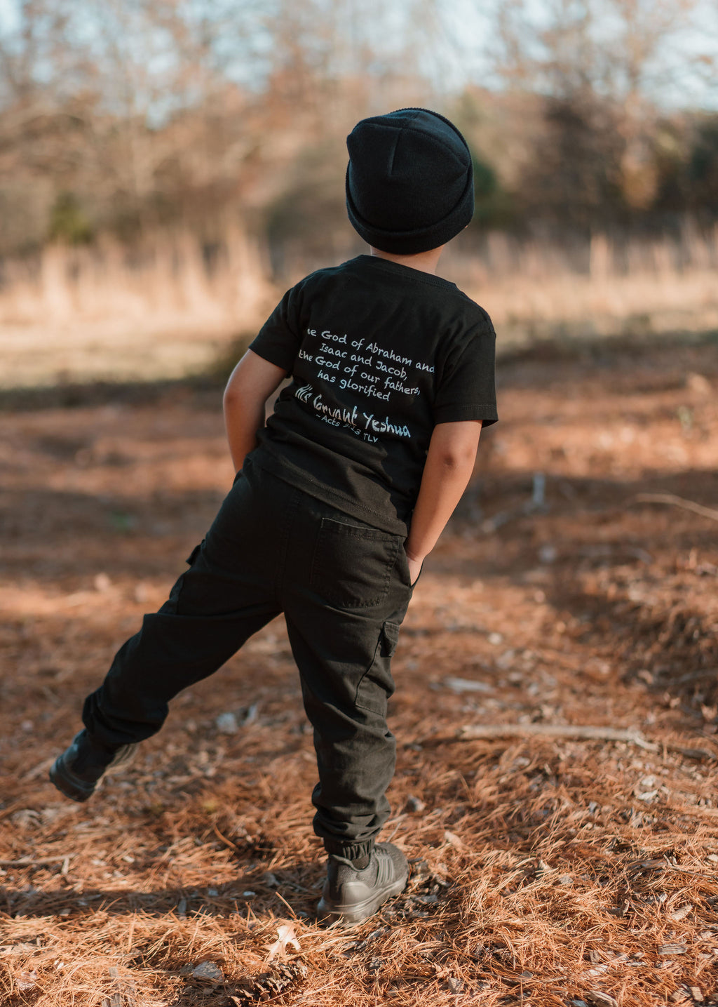 Camiseta orgánica para niños pequeños "Destined for Greatness"