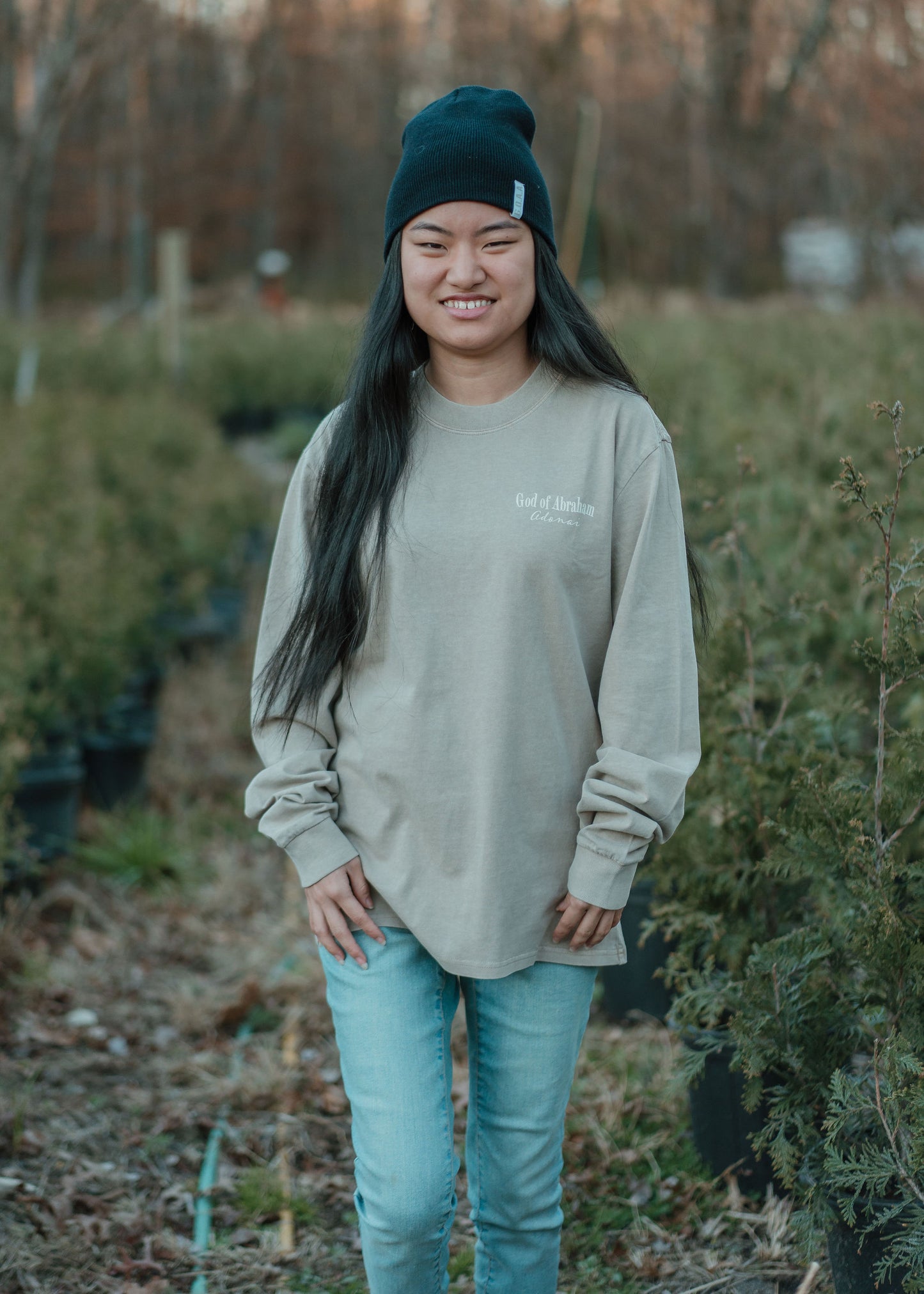 “Jesus” Oversized Heavy Faded Long Sleeve Tee (Limited Edition)