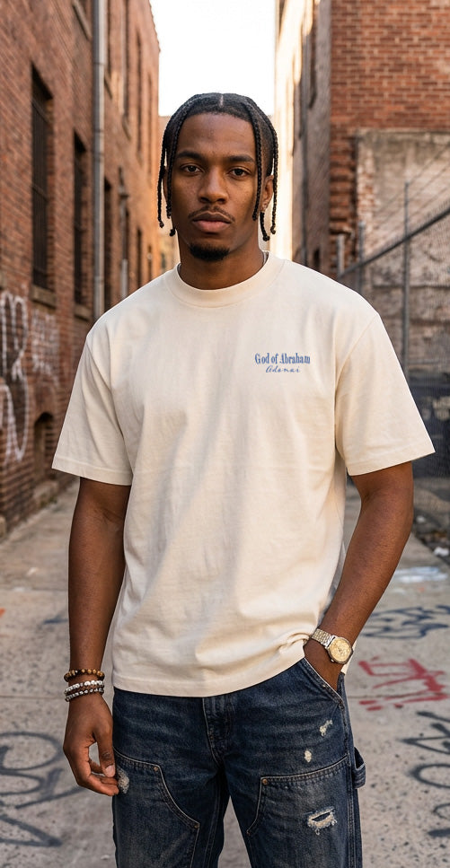 Chosen By God Oversized Ecru T-Shirt | 1 Peter 2:9
