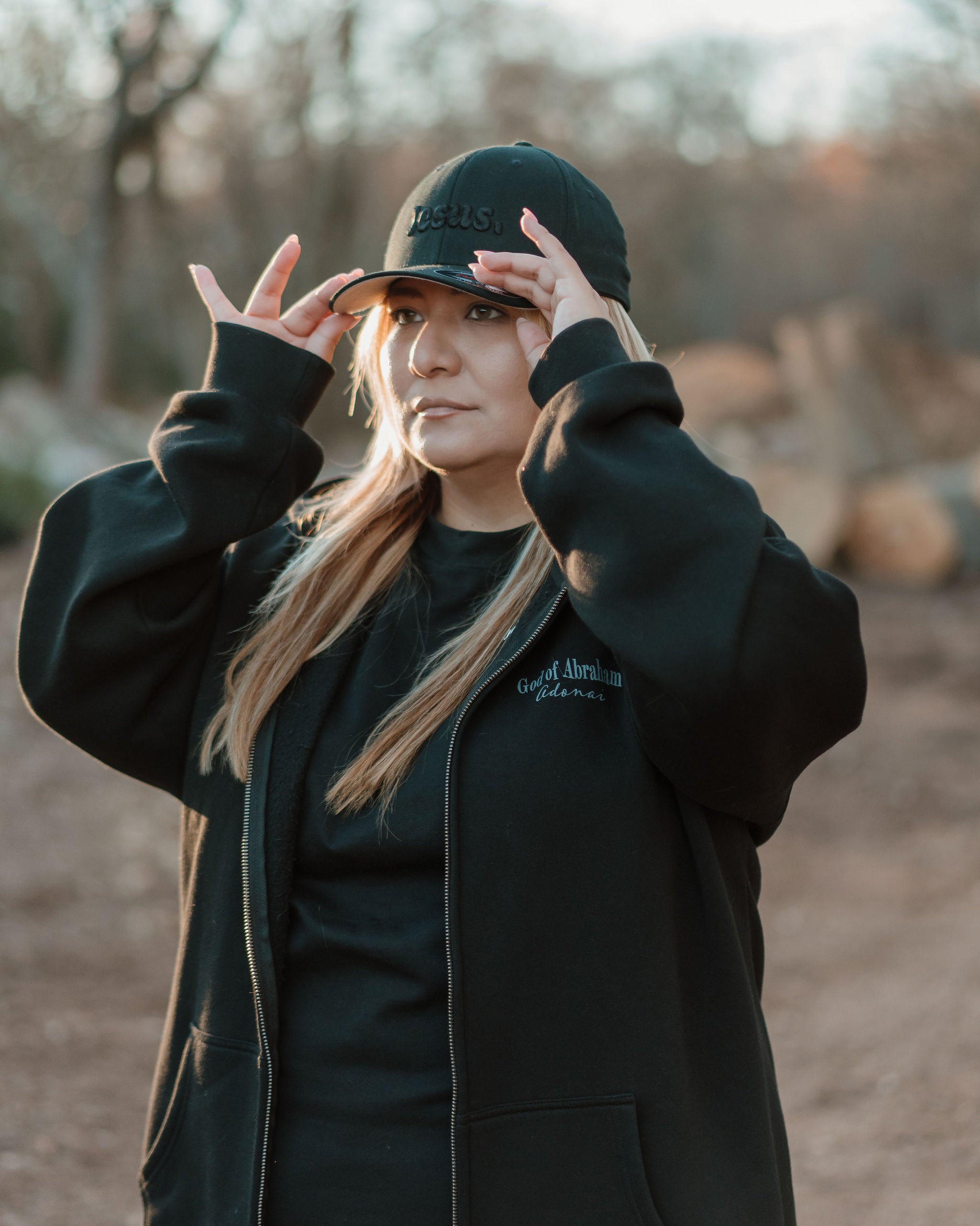 Jésus. Casquette ajustée Flexfit