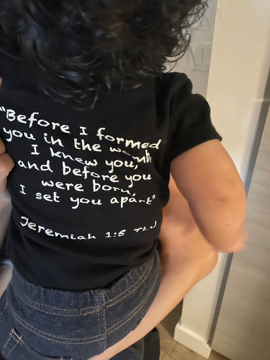 Jeremiah 1:5 - Organic Onesie