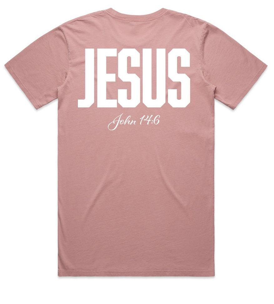 “Jesus: The Way, The Truth, The Life” Faded Rose T-Shirt (Limited Edition)