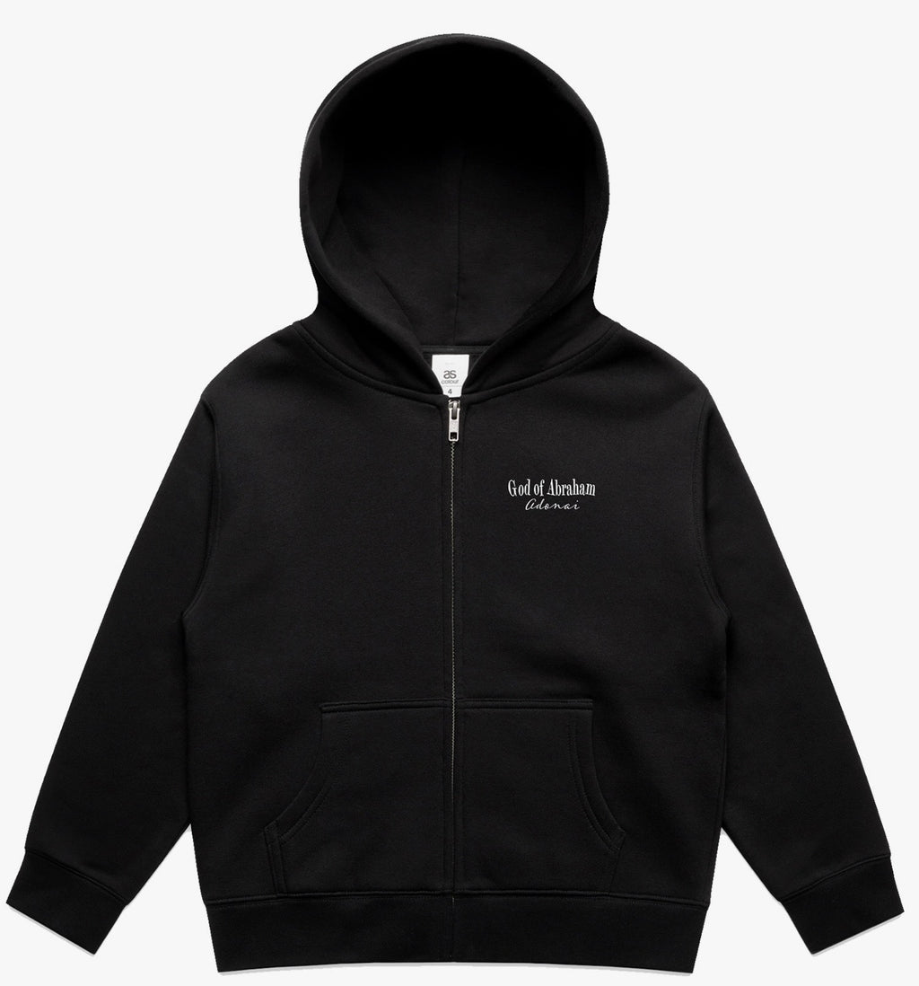 Behold the Lion of Judah Black Zip Hoodie | Original Artwork by Heather Strazza