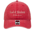GOD OF ABRAHAM ADONAI Dad Hat (Red)