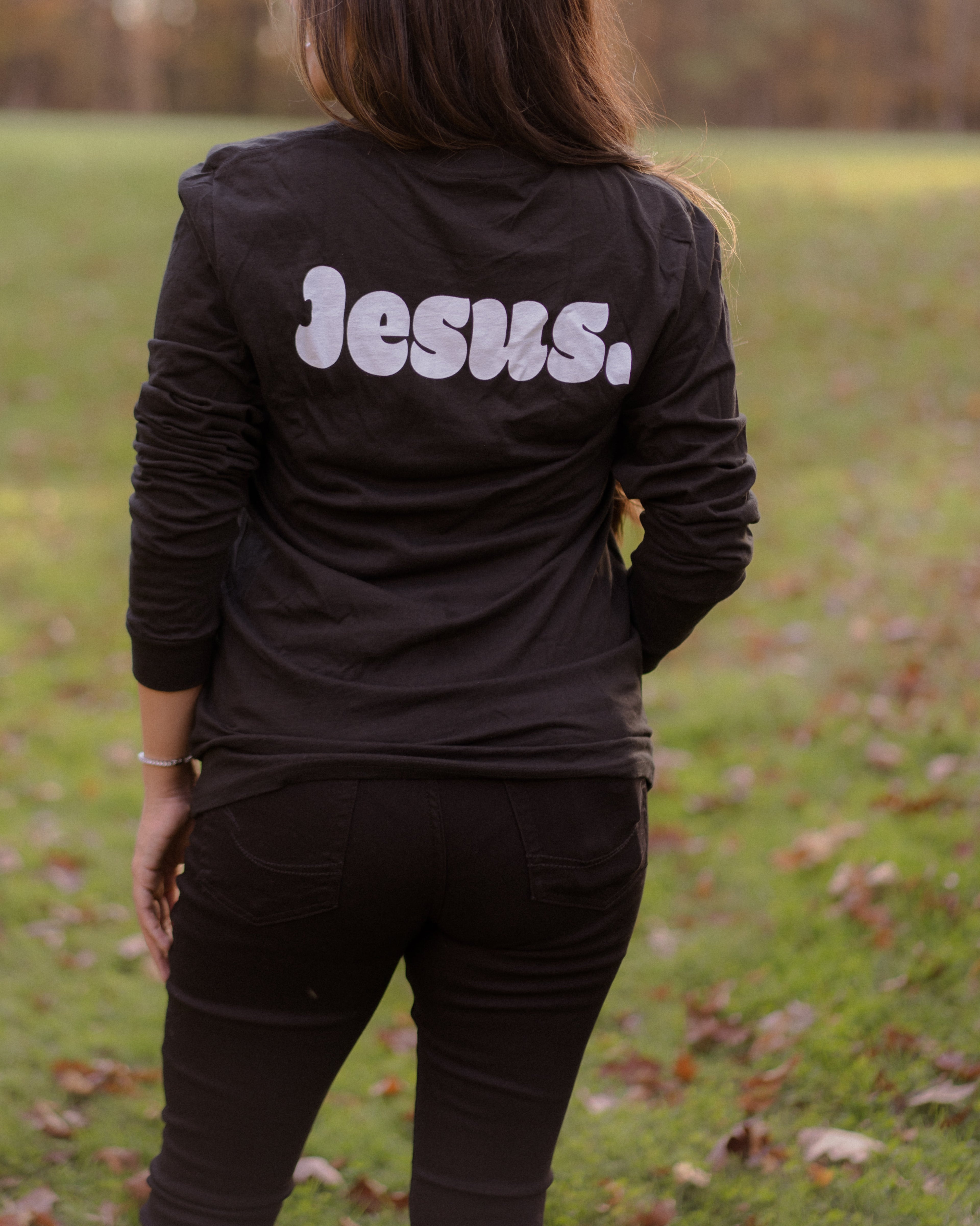 Jésus. T-shirt bio à manches longues