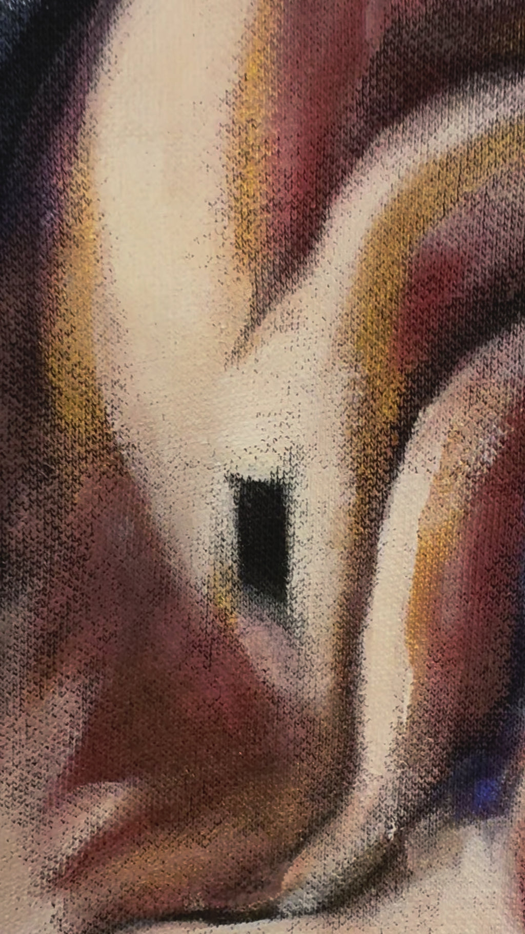 Sweat à capuche original et unique en son genre par l'artiste Heather Strazza